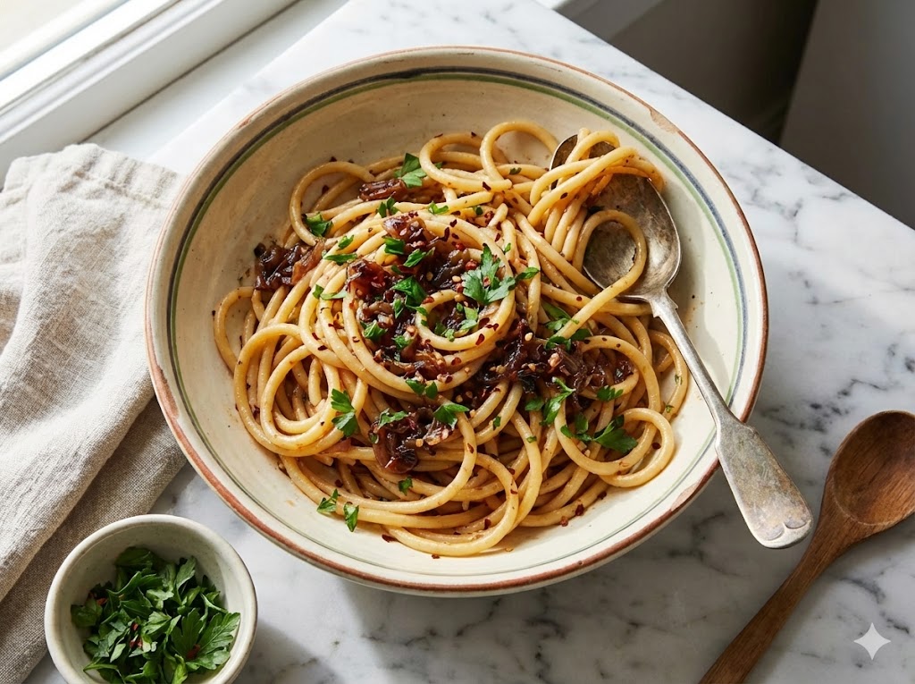Caramelized Shallot Pasta